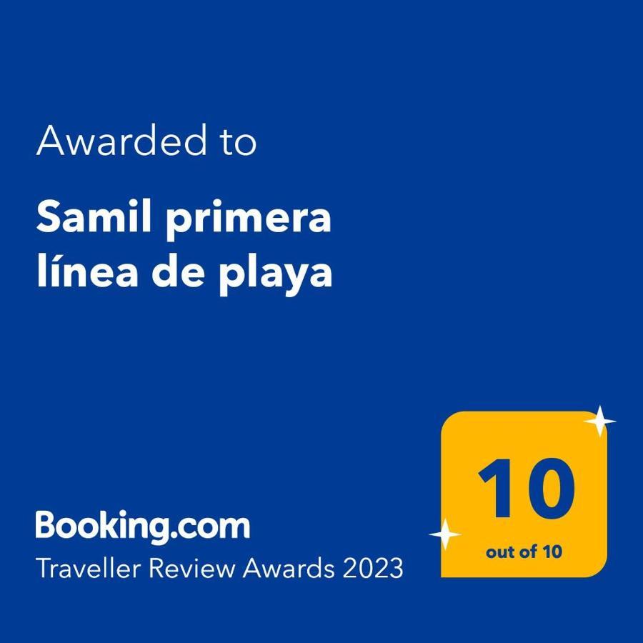 Samil primera línea de playa Vigo Exterior foto